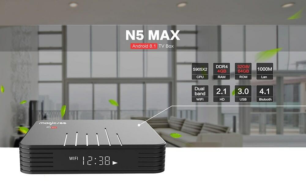اندروید باکس Magicsee مدل N5 Max,مینی پی سی اندرویدی N5 Max